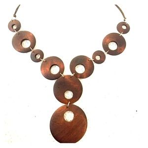 Wooden Fashion Necklace.